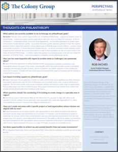 Thoughts on Philanthropy PDF