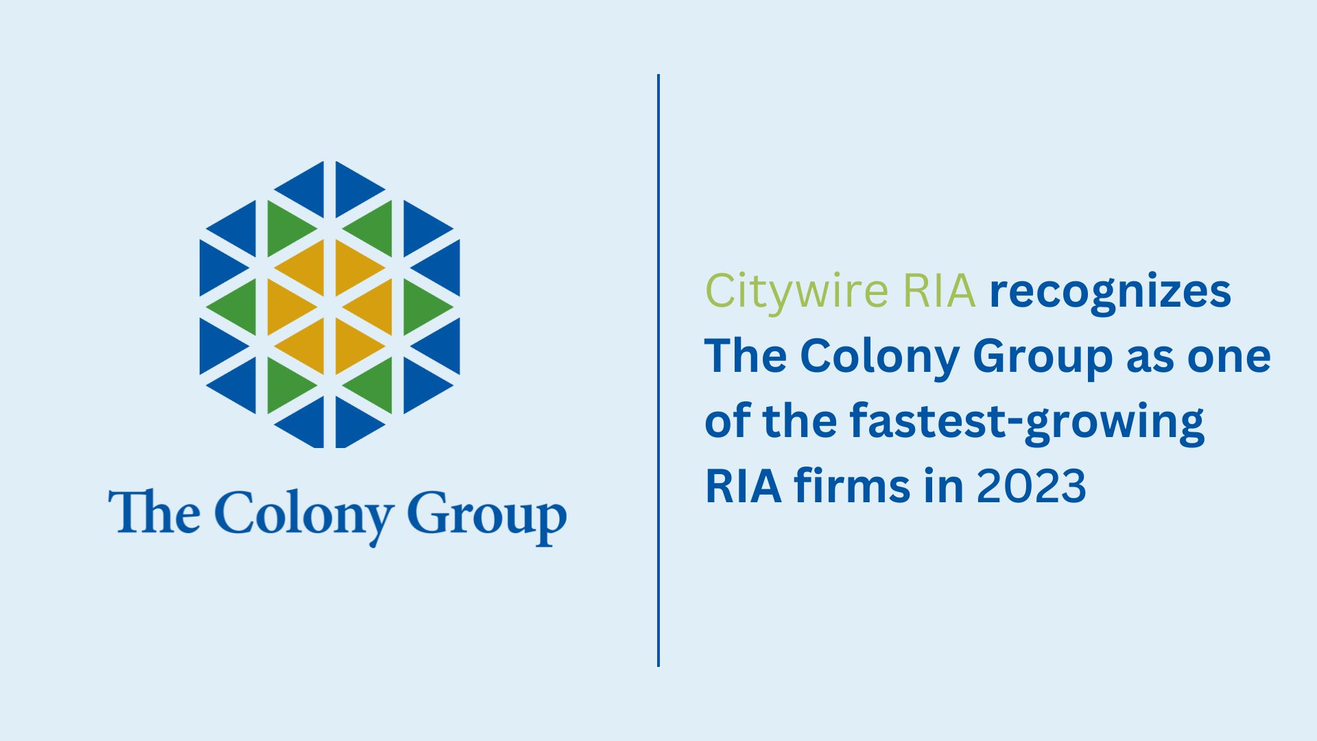 The Colony Group Named as one of CityWire’s 50 Growers Across America 2023