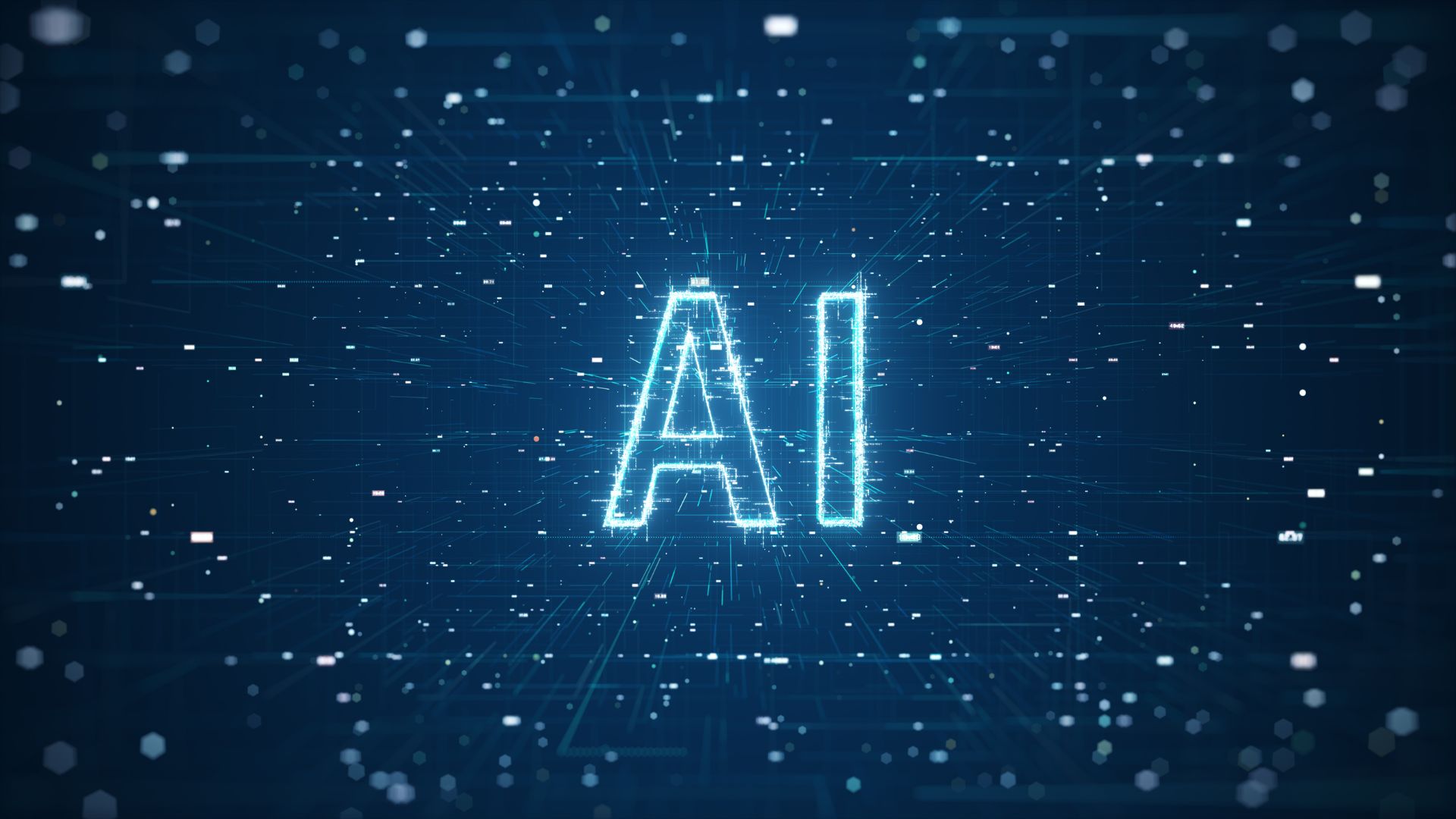 A stock photo with the word "AI" on it.