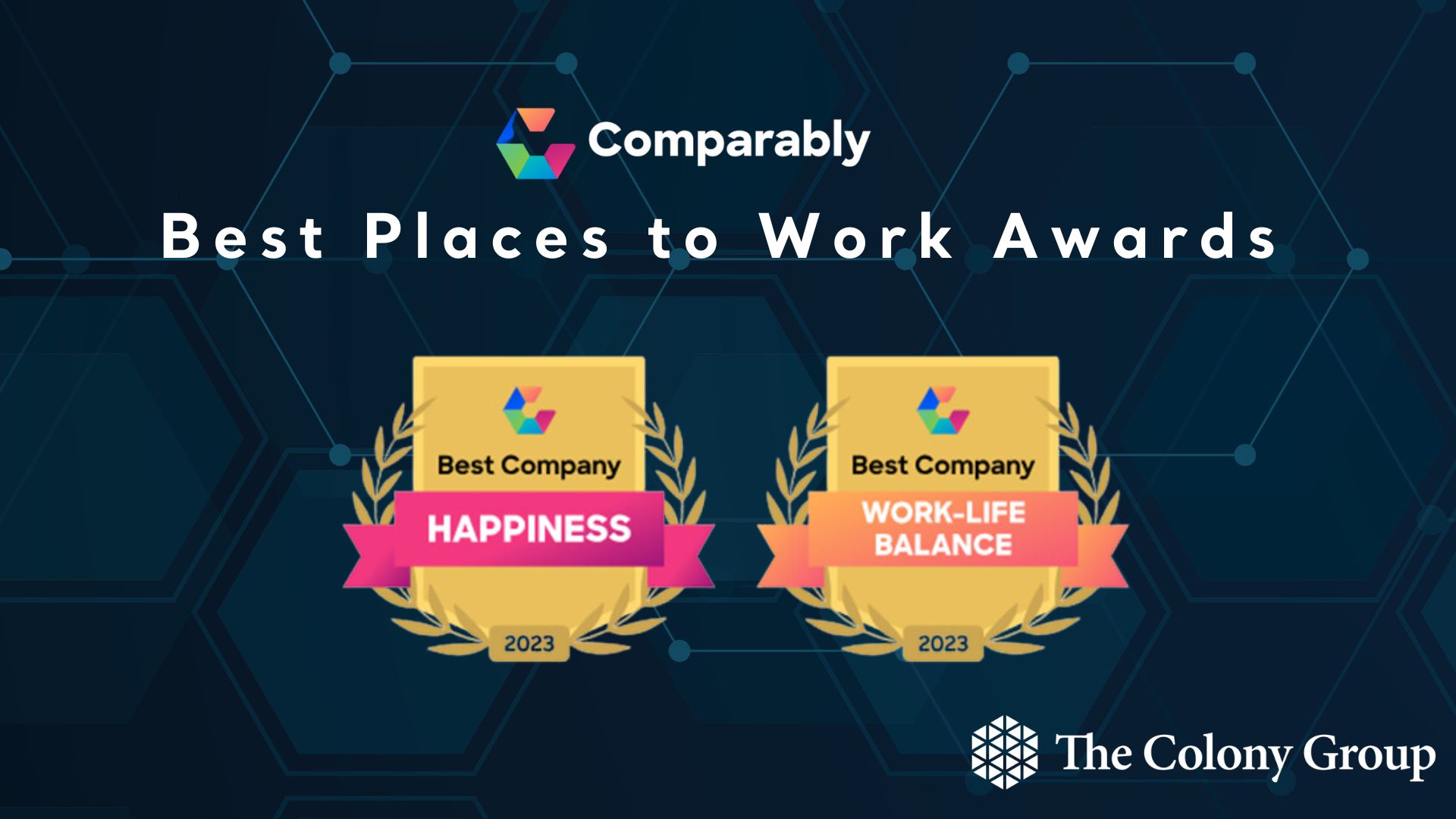 Happiest Employees and Employees with Best Company Work-Life Balance Recognized at The Colony Group