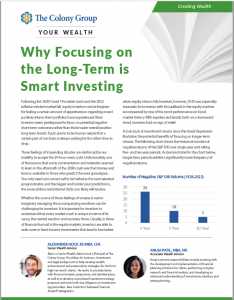 Why Focusing on the Long-Term is Smart Investing- PDF