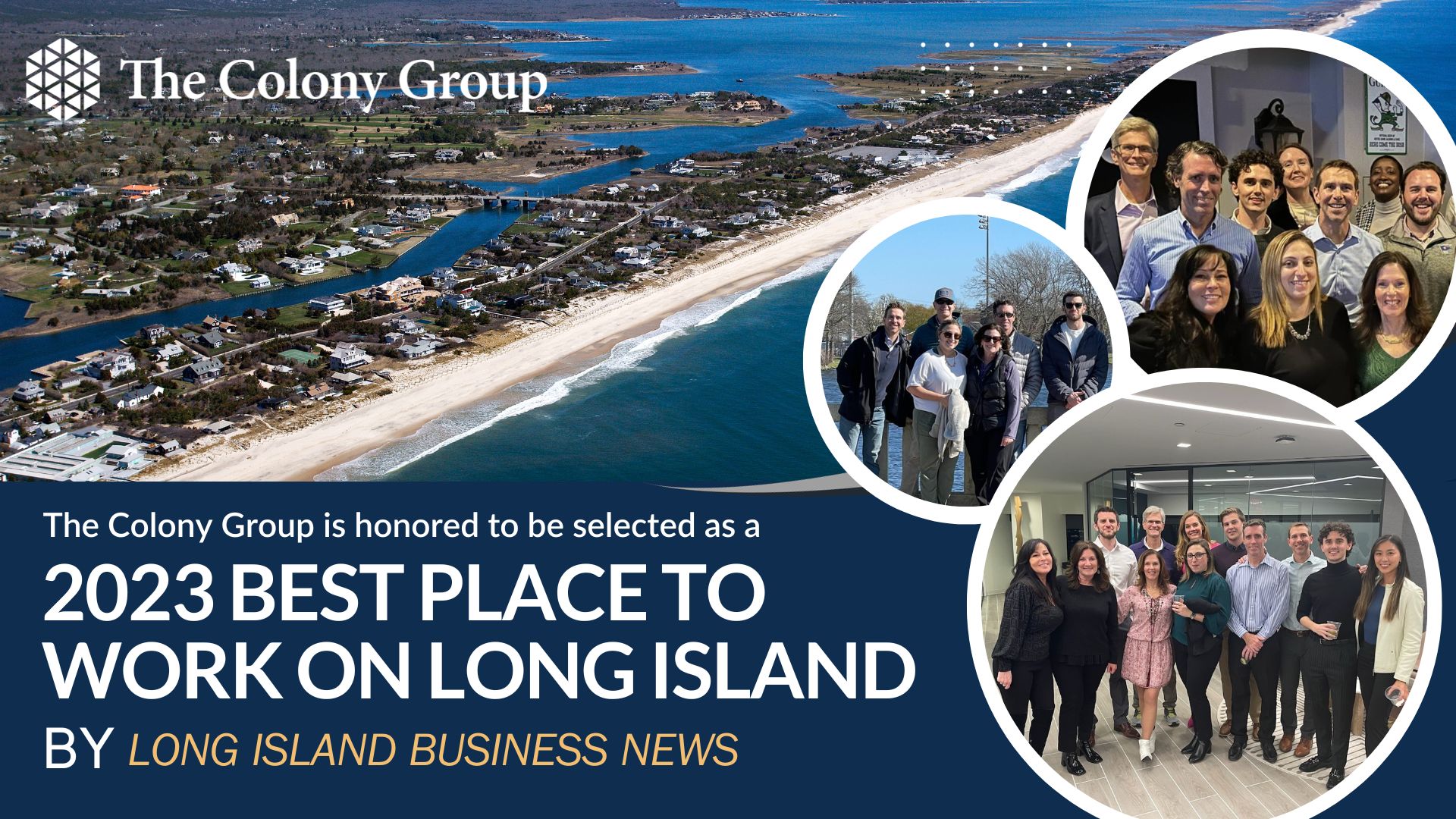 Long Island Business News Recognizes The Colony Group as a Best Place to Work on Long Island 2023